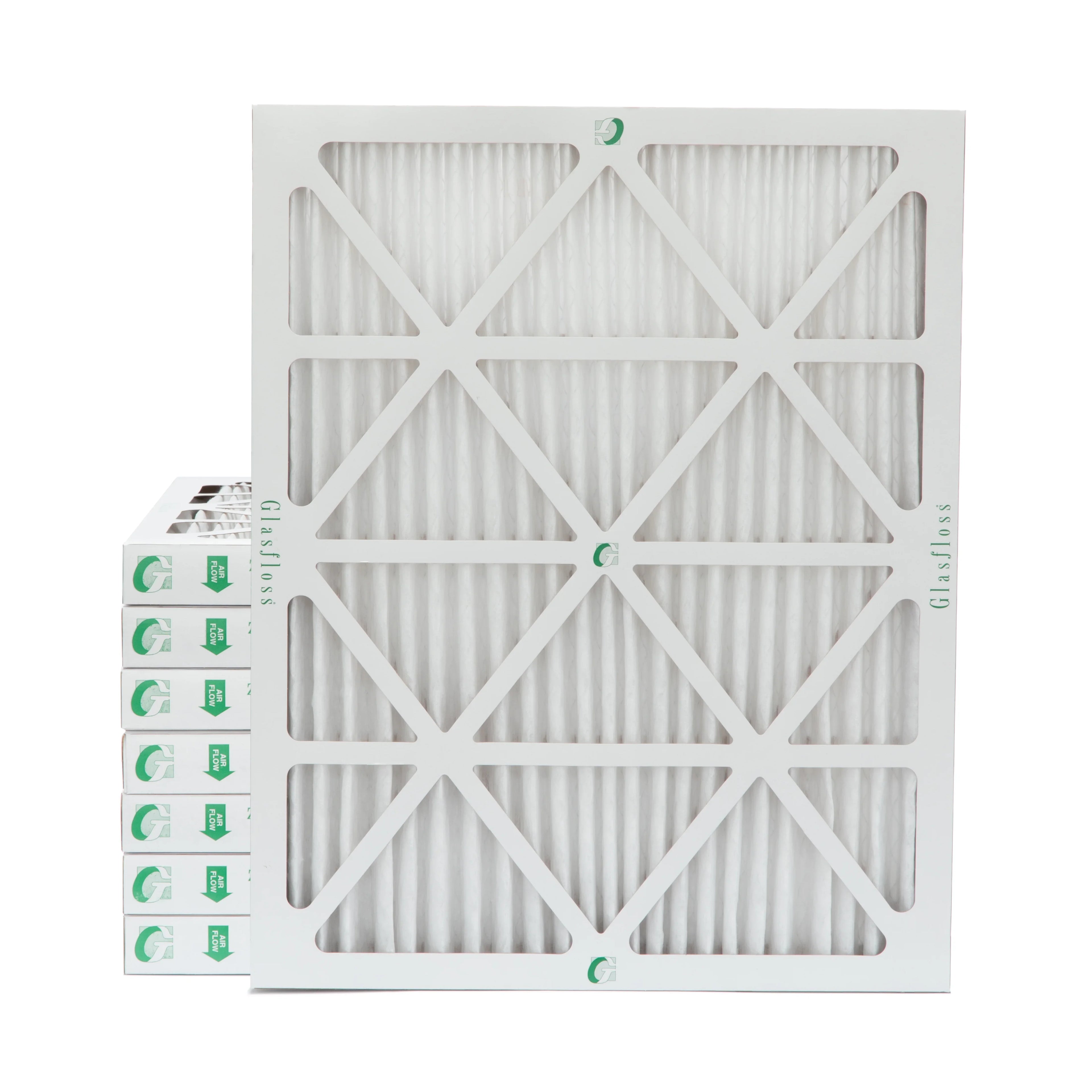 ( x ) AC 8 Pack Filters 10 x Pleated Industries. 15-1/2 Glasfloss MERV Exact 19-1/2 Air 1-3/4 Size: Furnace 16x20x2 by