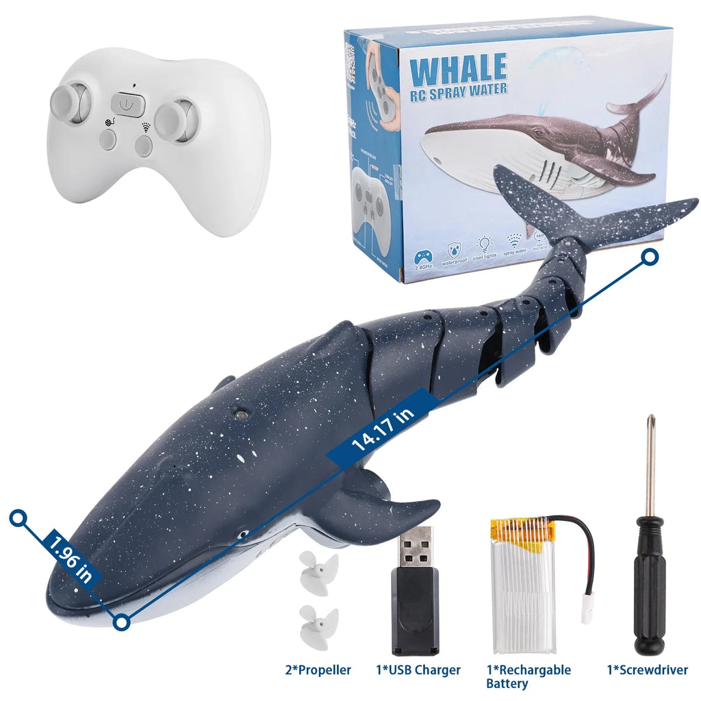 Spray RC Toys Boat Boat Kids, for Pool for Pool RC Toy Toys, Shark Whale Ant Boys Toys, Swimming Girls, Class Diving Water Remote for Control