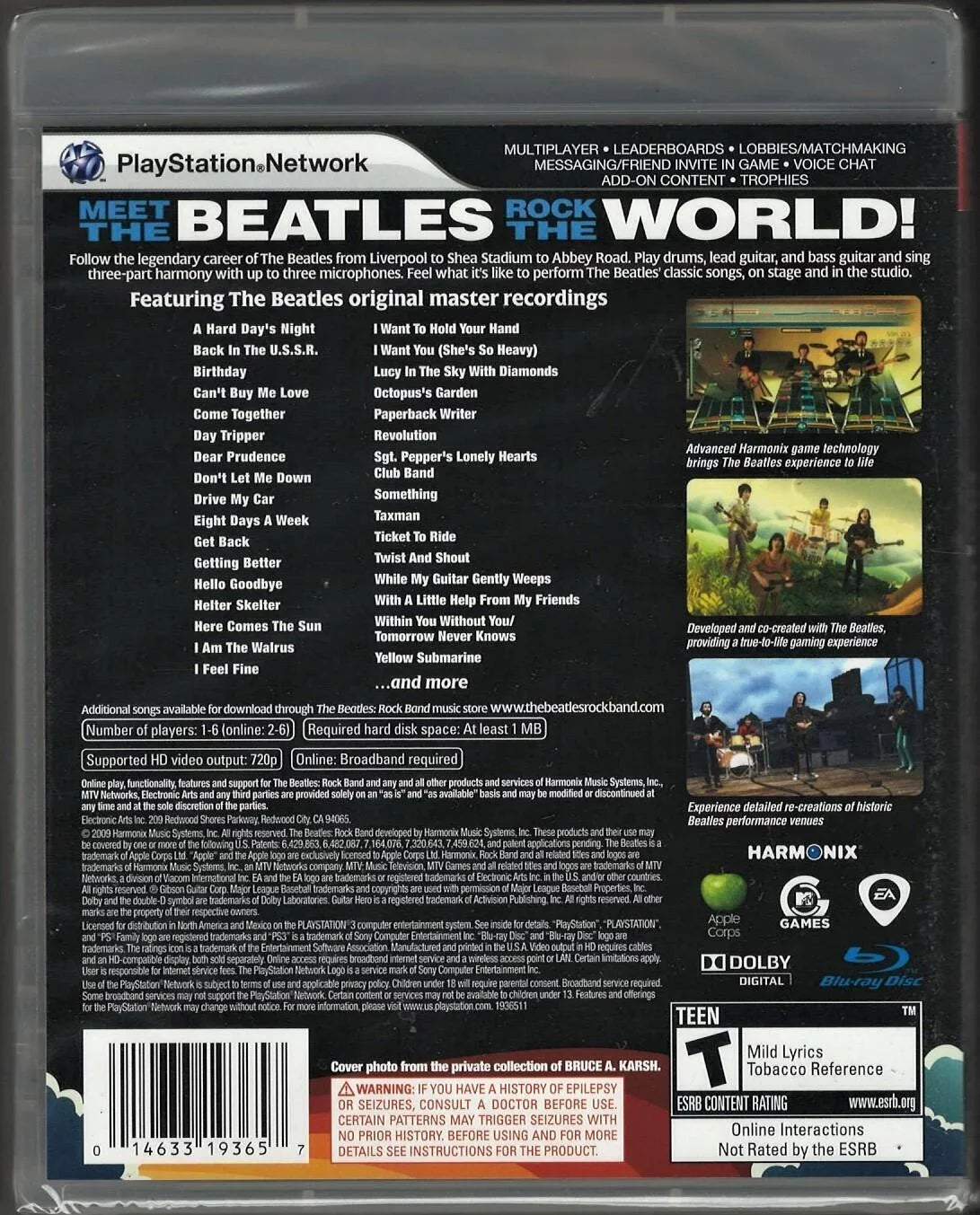 Pla PS3 The Version) (Game Beatles: US Rock Only) Band (Brand Factory Sealed New