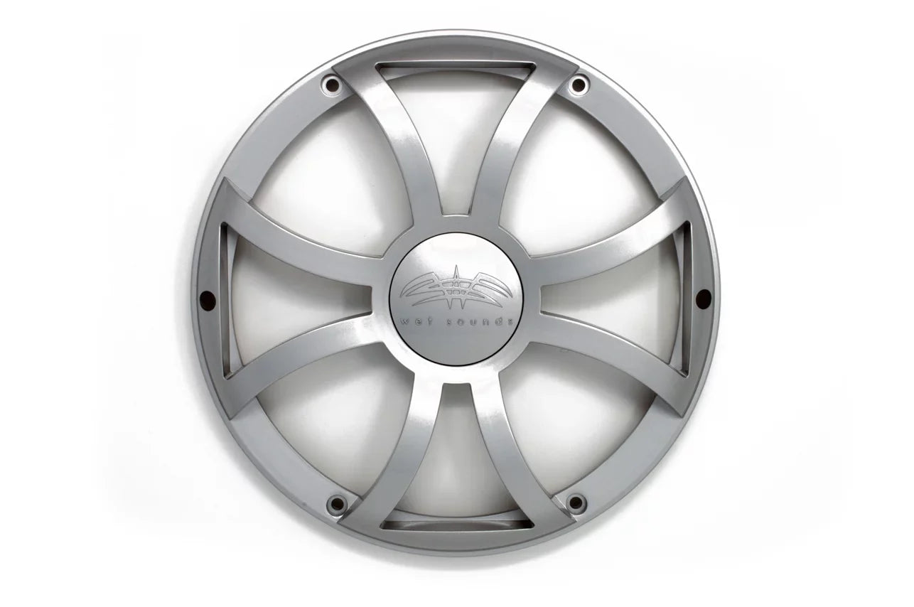 '- XS Ring Grill, & RGB & - Silver Subwoofer, 2 Subwoofer 12" Sounds Ohm Revo White LED Wet Grill