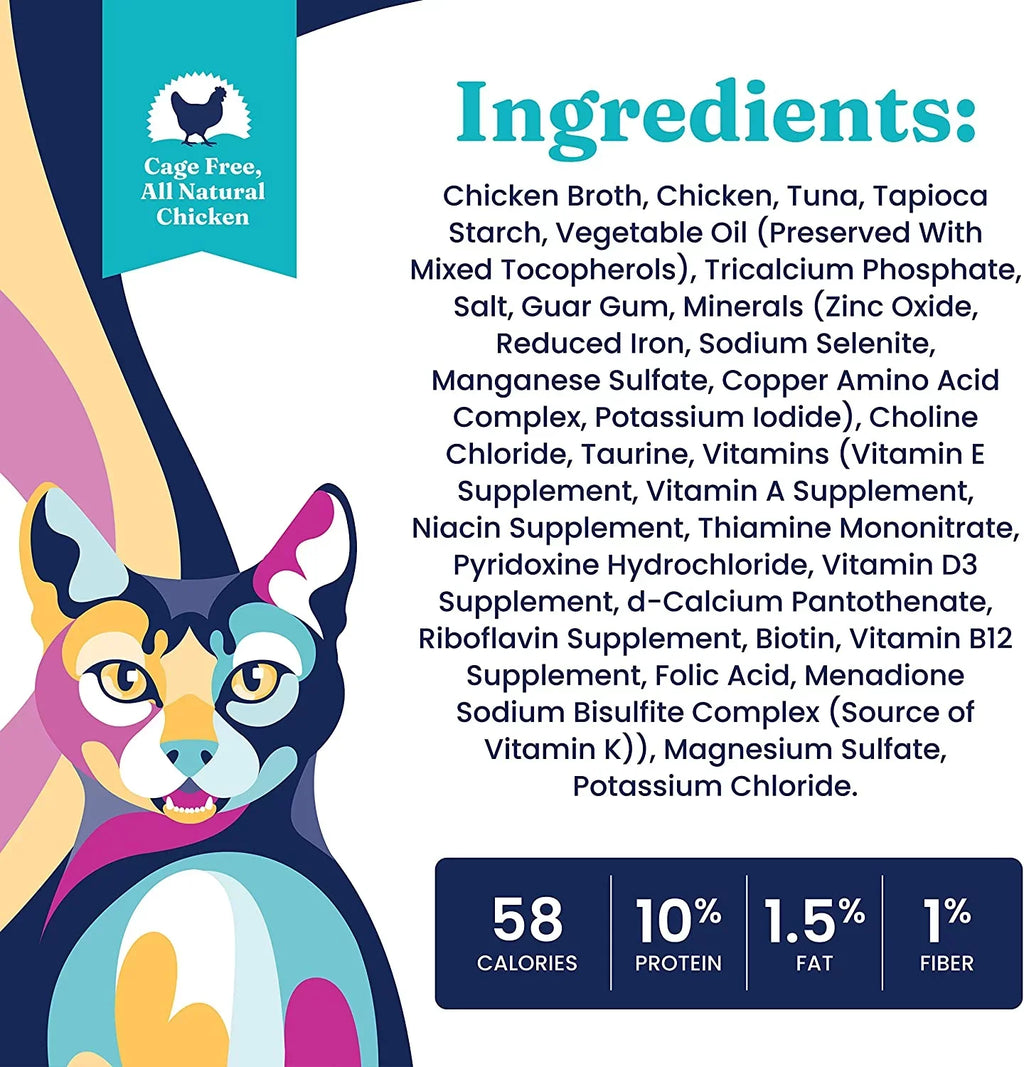 Tuna Grain in with 24 Harmony for Nature's Pack Support Food Cat Cat Free Stomach - Solid Digestive Made Food Food Gold & Wet Wet Chicken Shreds & Gravy - & - Cat Canned Gluten Real Sensitive Health