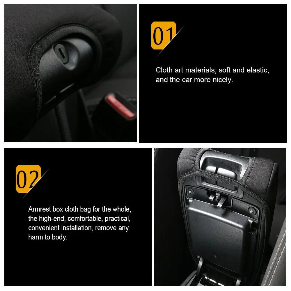 Cover Cushion Center Teledu Wrangler Console Pad for 2011-2018 Armrest JK Jeep T Cover