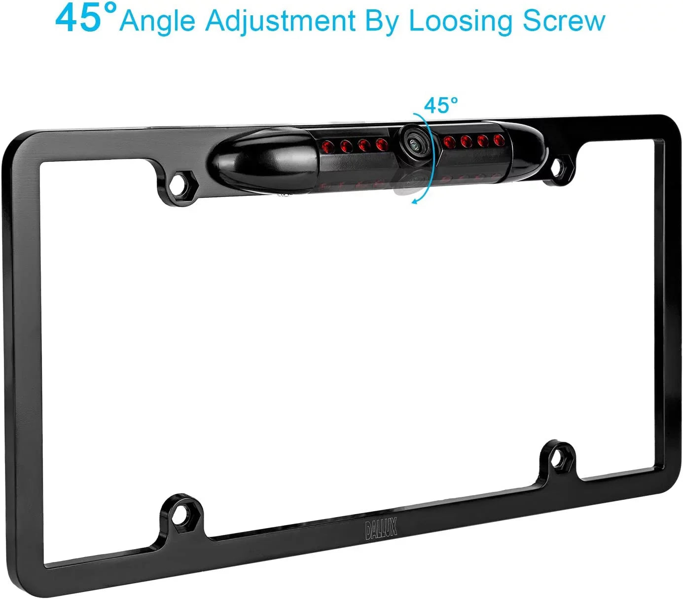 Black ILX-F511 Camera Frame Plate ILXF511 for License ALPINE Rearview Backup