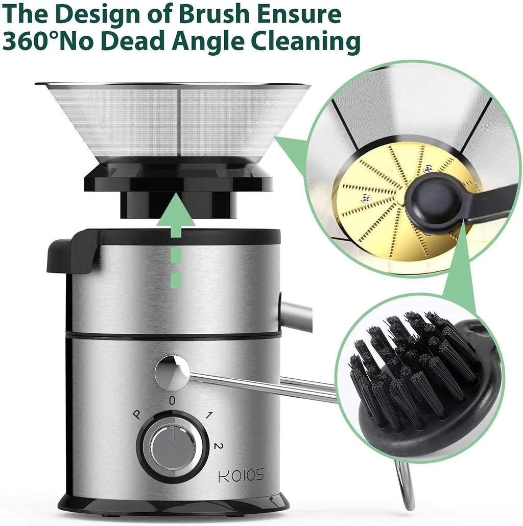 Function Fruits 3" Juicer with and Wide Extractors Chute Juicer, for Pulse Vegetables,Black Machine Centrifugal