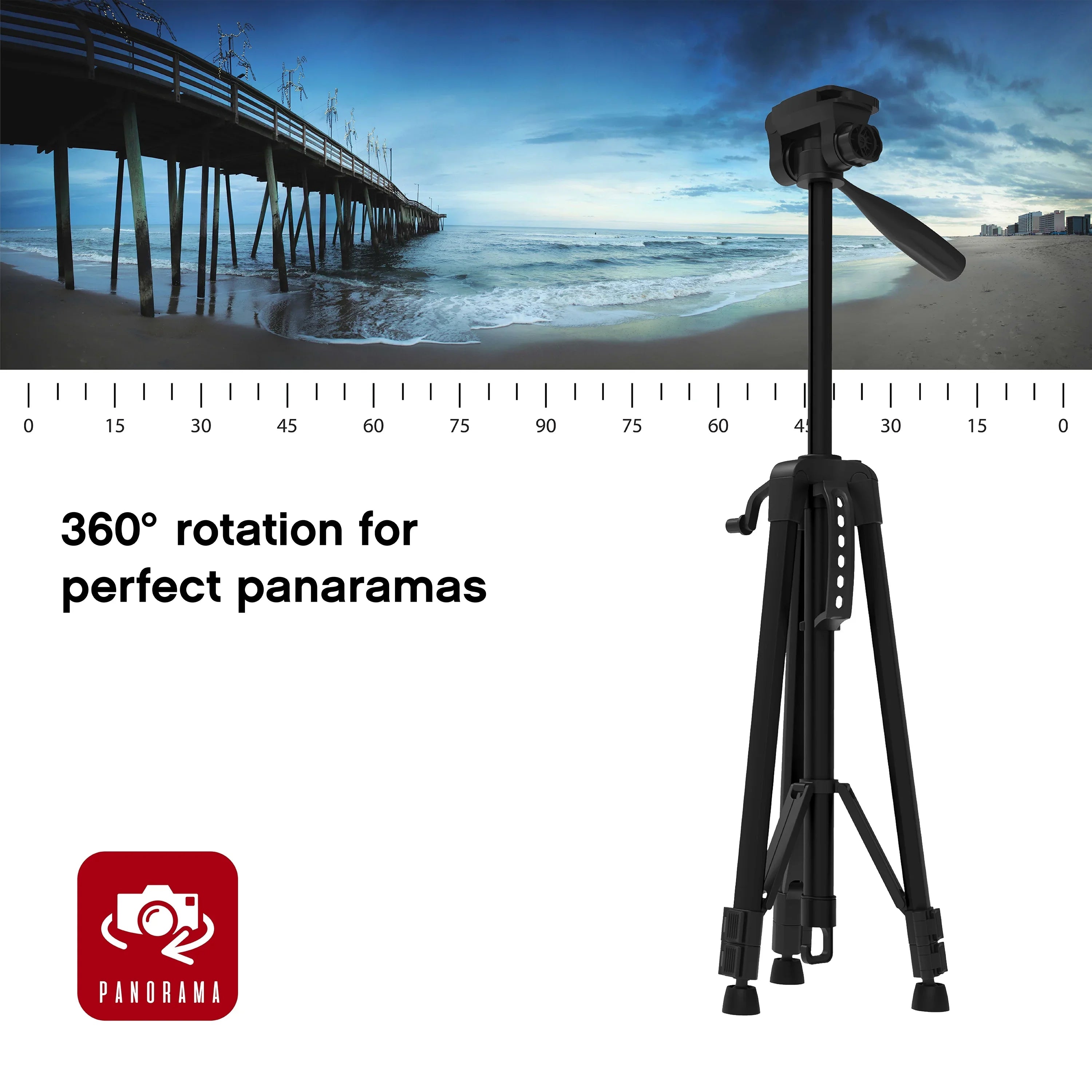 '- Aluminum Carry 57” On Mounting & Bag Tripod Screws Lightweight Pro Phone/Camera Stand W/ Air for