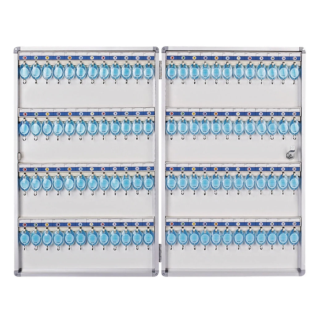 Box Wall Organizer Silver Box Cabinet Key Lock Key Mount Cabinet 96 Safe Storage