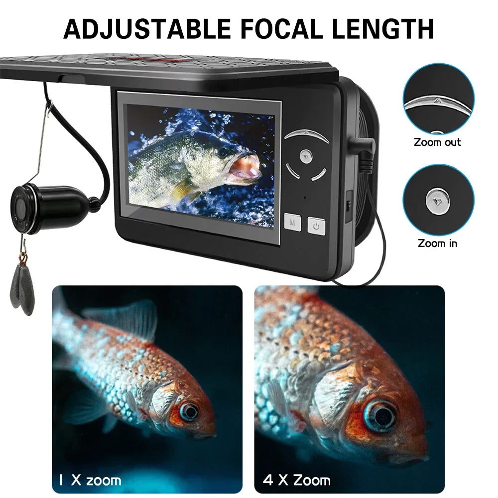 Sea Fishing with Portable 720P for Boat Waterproof Camera Fish Display Ideal Finder LCD Fishing Underwater