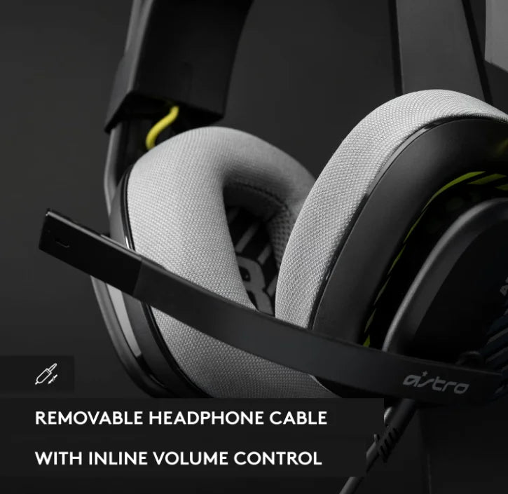 (Black) Headset for (Refurbished) Gen Logitech (Like A10 2 Wired PlayStation/PC New) Astro Restored