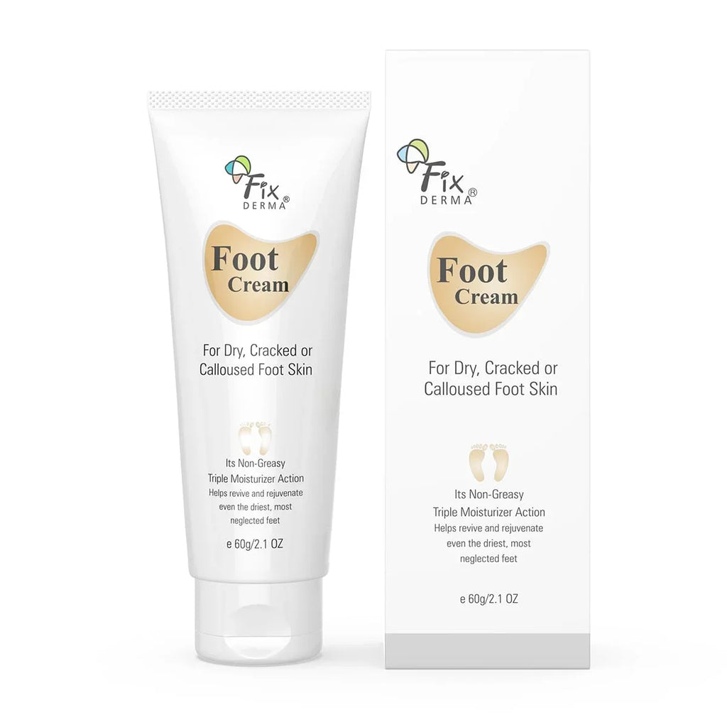 Feet, Moisturizes ML & 3% Dry Glycerine, and Free, Acid, Repair Types Cracked Foot All Lactic Paraben Sulphate Skin & Cream Fixderma 60 Urea, For Soothes 15% Heel 5% Feet,