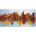Becaud 'New York Claude Stretched Canvas Abskyline'