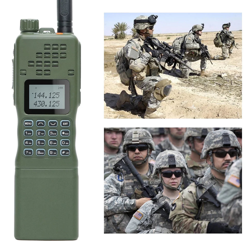 Talkie Battery Walkie AR-152 Programming Ham Radio Way 12000mAh Radio Long Powerful Extra Cable with Portable Two Tactical Range ABBREE Full 10W Kits