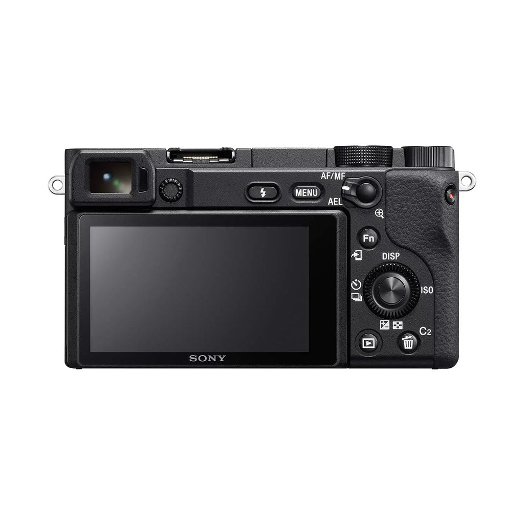 Camera Camera: with Restored Sony 4K Body Compact Mirrorless Flip a6400 & Auto ILCE-6400/B Up Lens Digital - Video (Refurbished) Alpha Touchscreen APS-C Focus, Eye Interchangeable Real-Time