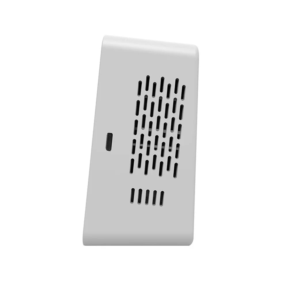 Alarm Date Quality Carevas Mobilephone Air Detector Display 1 TVOC CO2 Viewing Quality Home Week Sets Moni Remotes Desktop Humidity Detector PM2.5 Indoor Time HCHO 2 Intelligent WiFi 6 Air In APP