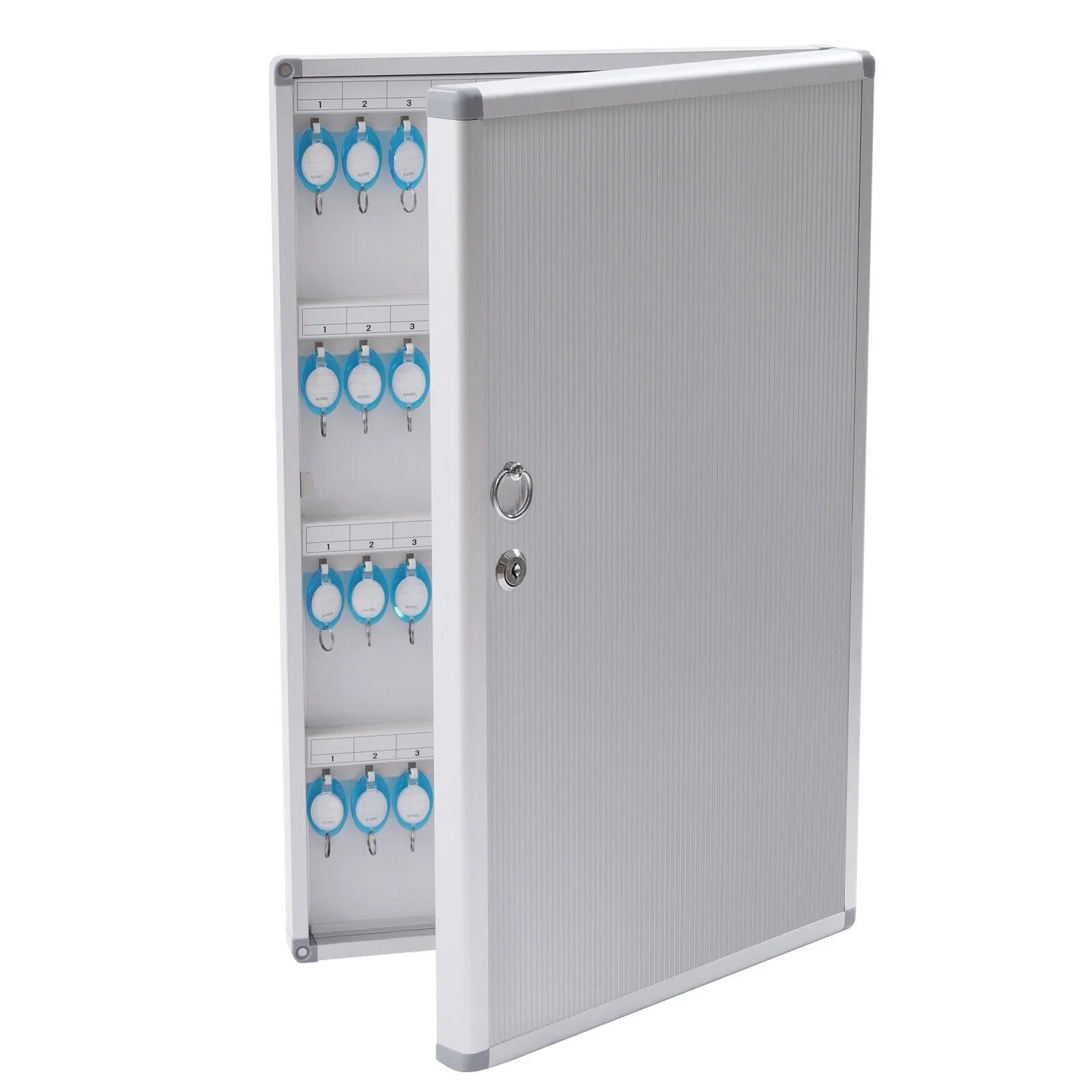 Box Wall Organizer Silver Box Cabinet Key Lock Key Mount Cabinet 96 Safe Storage