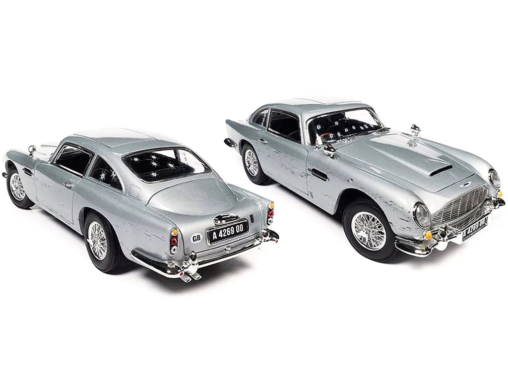 007) Martin Holes DB5 CP7840 with Limited Damage 1/18 Bullet (James Bond Aston