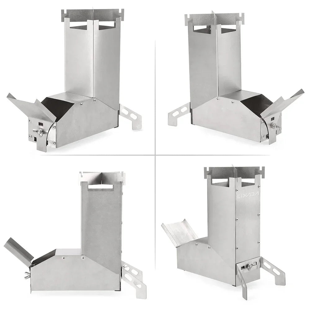 Stove Stove Wood Stove Picnic Stove HuntersTent Wood furnace,Tent Lixada Steel Stainless Wood Stove Stove Handle TentCollapsible Bbq Steel Wood Stove Camp With Stainless
