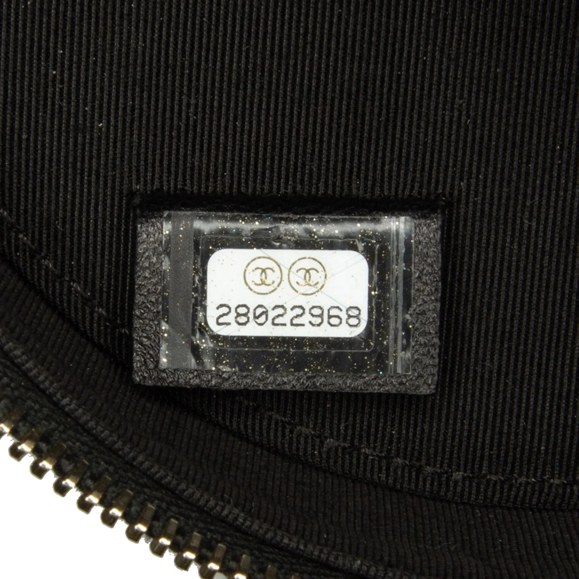 Bag Unisex Pre-Owned Leather Charms Lucky (Good) Chanel Lambskin Round Authenticated Black Crossbody