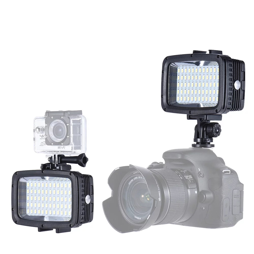 for Photo Diving Underwater Andoer 3 for Hero Yi Waterproof SJCAM 40m 10 1800LM Shoe 3 Mount w/ + Filte Video Hot 5500K Fill-in Bright 60pcs & Action Cam GoPro Studio Modes DSLR * Ultra