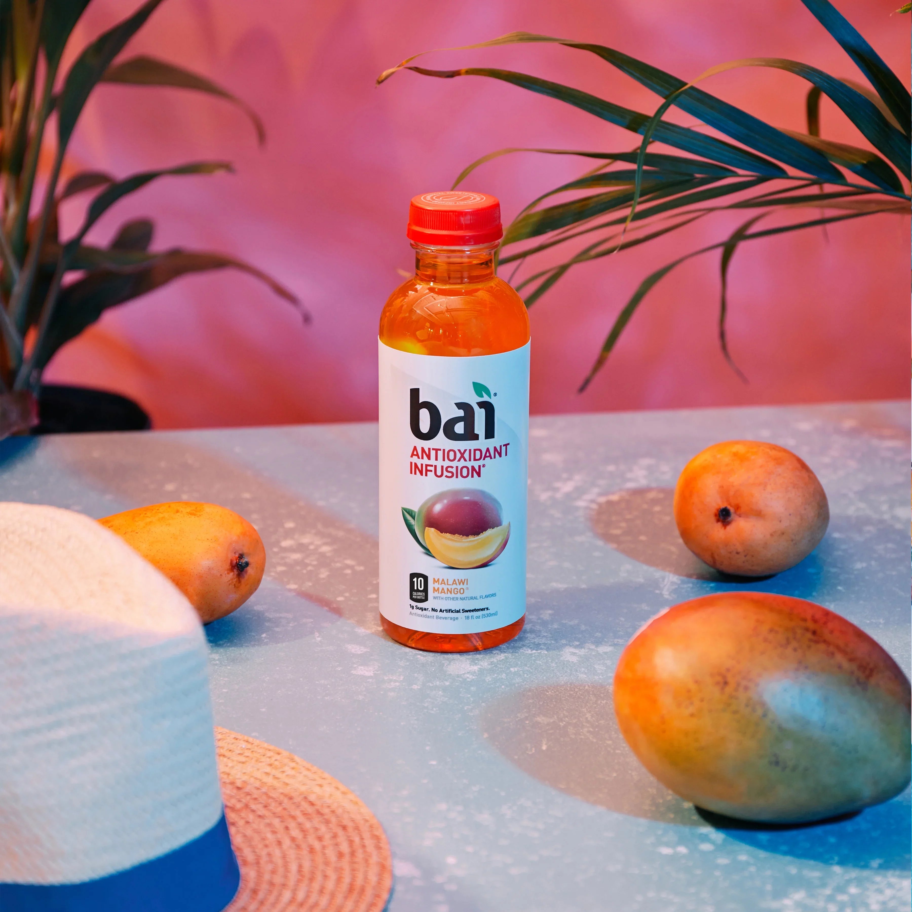 Drink, Mango, Infused Malawi Oz, Bai 12 18 Gluten-Free, Pack Antioxidant Fl Bottles
