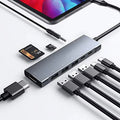 HDMI SD/Micro 3.5mm Reader, C C Station USB-C Docking Air with USB 3.0, for Jack HUB 11 4 USB Pro iPad 2021 2018 Adapter Data PD Headphone 2020 iPad inch Charging, iPad 4K Type Pro 9-in-1 Card 12.9