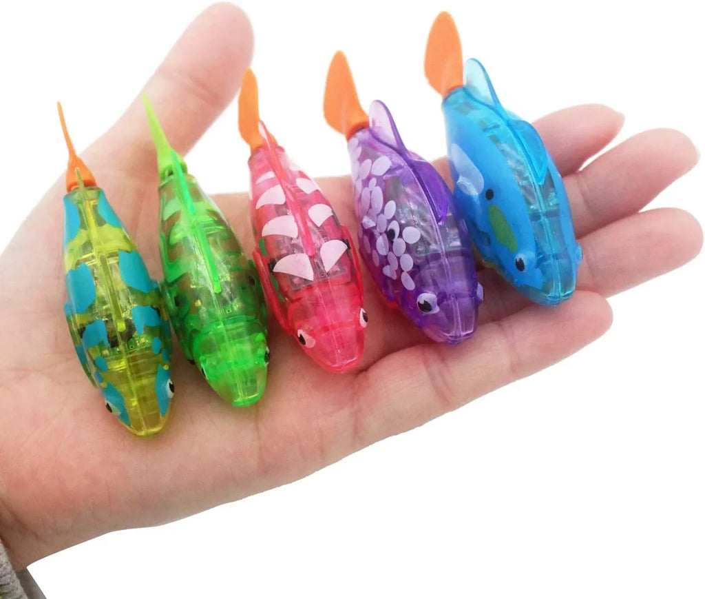 Fish Toys Pets Toddler Electric Electronic Baby Tank Toy Kids Fish WOVTE Pack) & Gift Animal (5 Bath Bathtub,