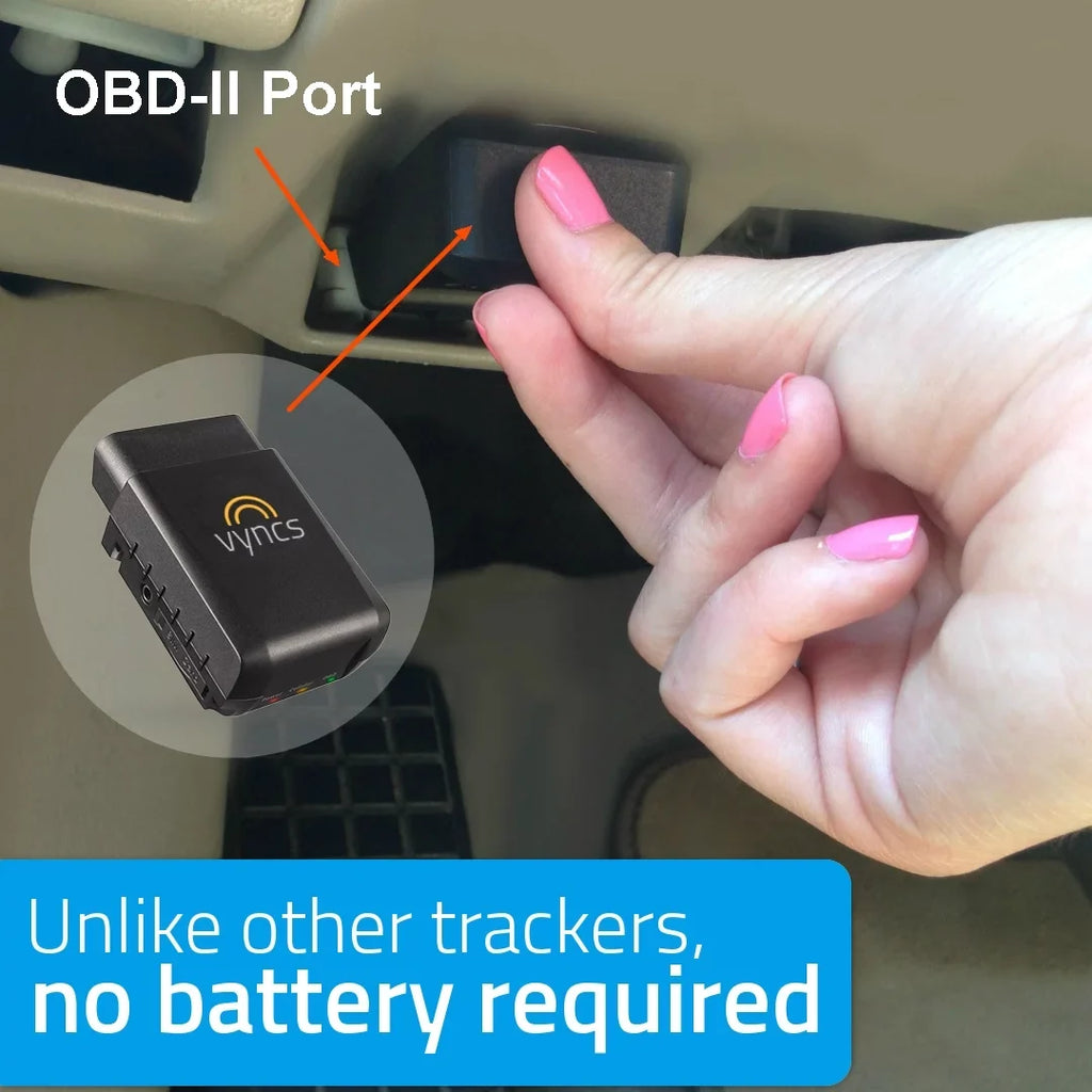 Tracking, Free Safety Plan, Emission GPS No Monthly OBD, Year Time Vyncs Report, Car/Truck Data Fleet Alerts, Report SIM, LTE Vehicle Tracker 4G Fee, Diagnostics, Trips, Fuel Real Driver 1 Fleet: