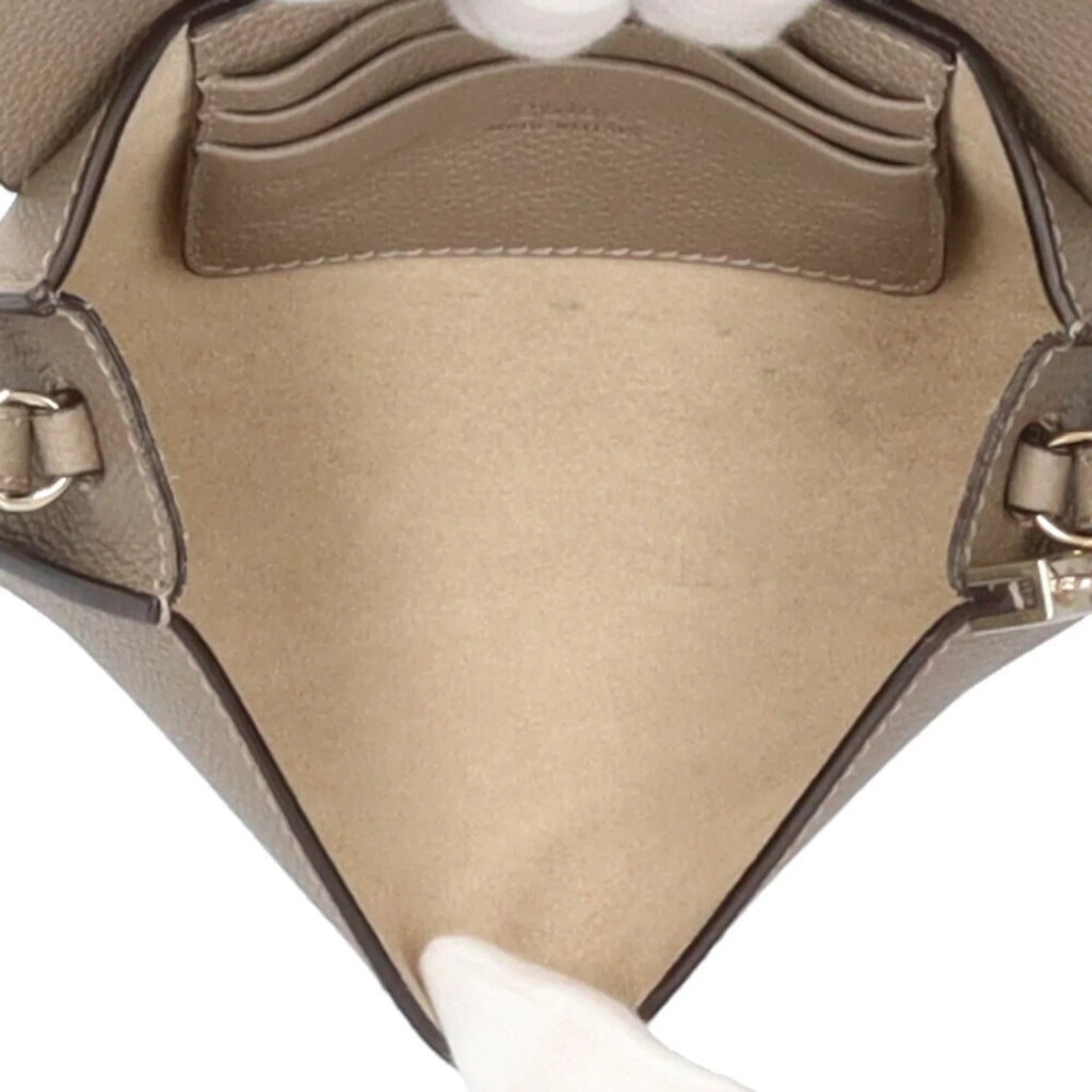 Chloé (Fair) gray leather Chloe bag Pre-Owned shoulder Faye ladies