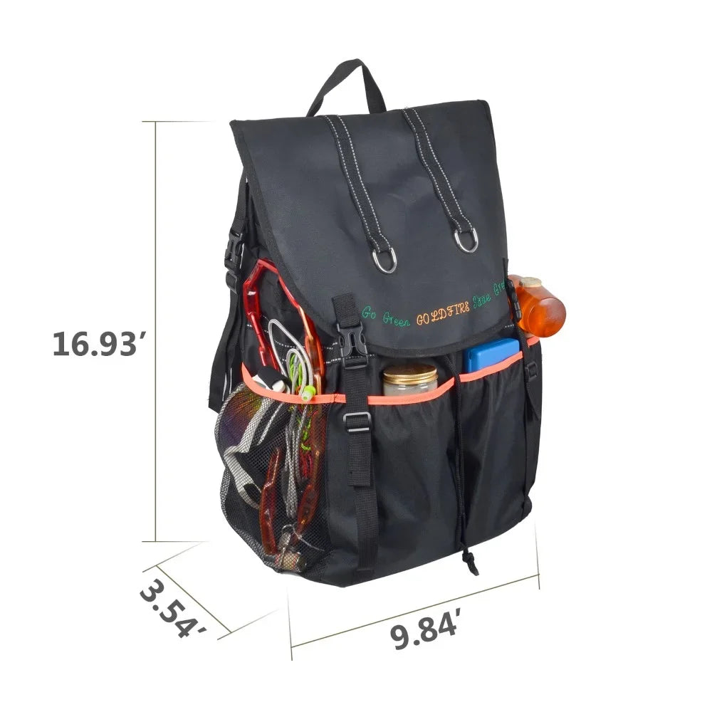 Outdoors Storage JL JK Tire Off-Road Recovery Tool Wrangle Backpack Organizer For Bag Trunk SUV Tire Trash Spare Large Capacity