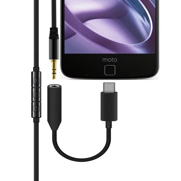 '- (2022) Earbuds Edge (2022) Plus Phones Edge for for Headphones / Earphones Metal Motorola Models / Edge+ Type-C Headset Hands-free Mic Adapter Motorola Edge