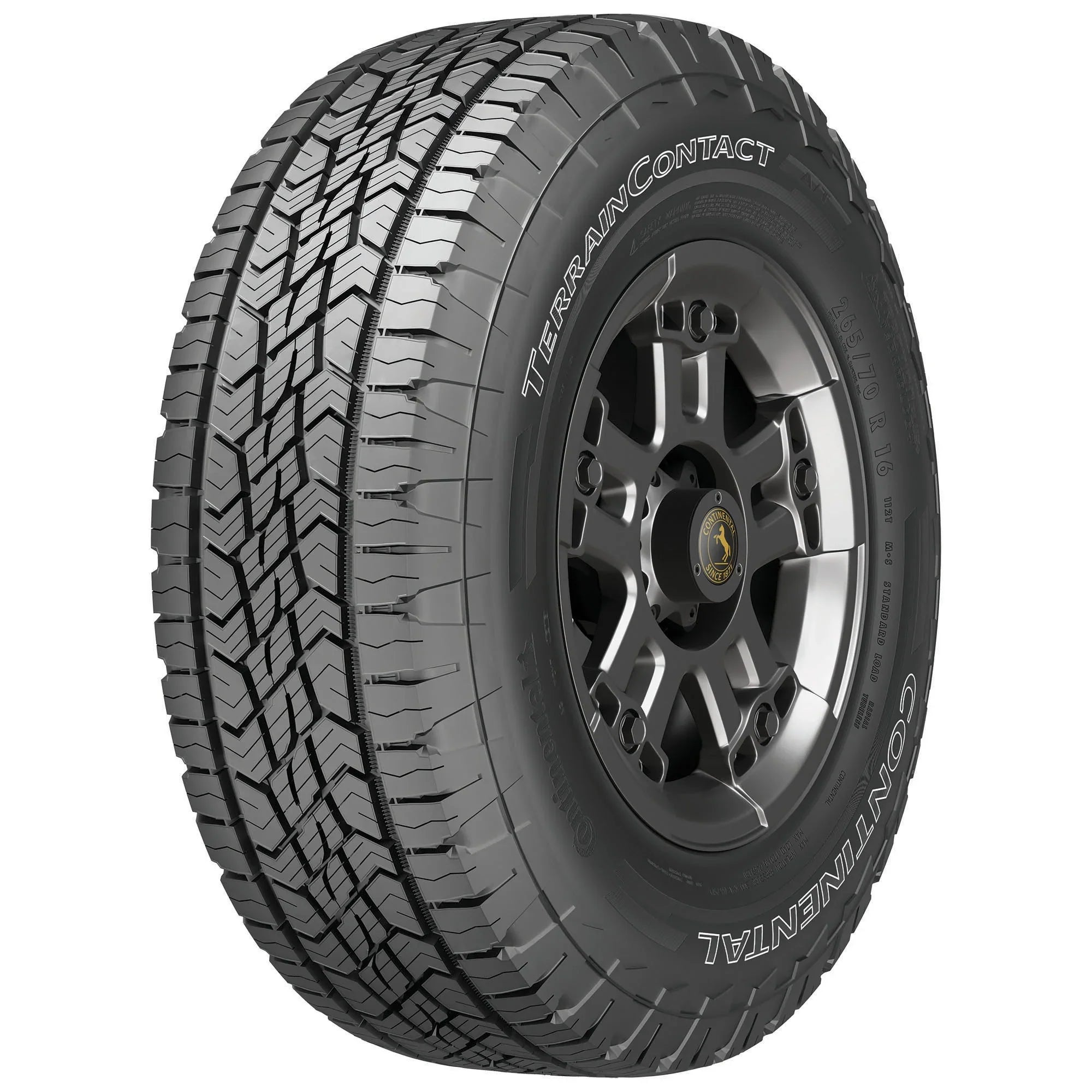 265/65R18 114T TerrainContact Terrain Continental Tire All Truck A/T Light