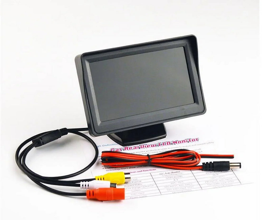 Monitor Car With Wagon 4.3" Camera Camera Transmitter/Receiver Monitor 12~24V Parking Bus System Wireless Van with Truck DC