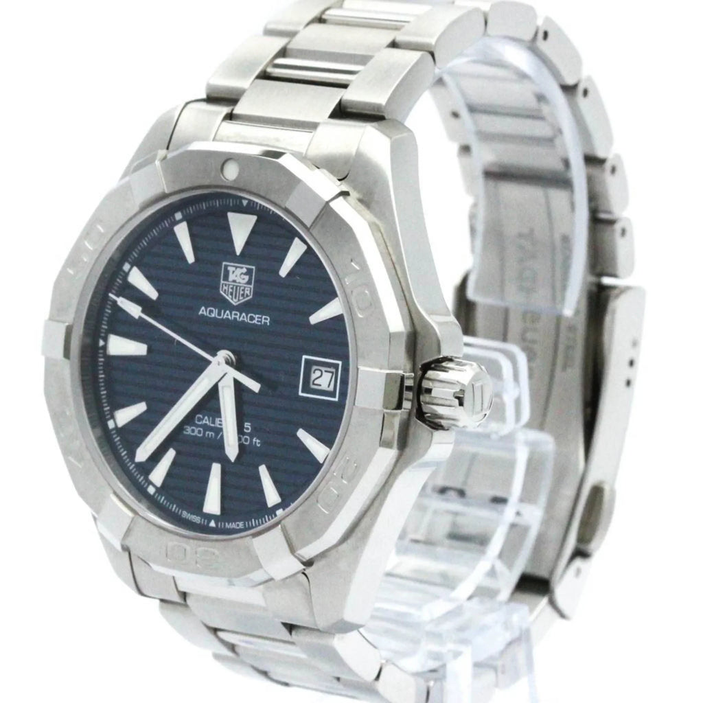 Watch Pre-Owned HEUER Aquaracer Polished Steel (Good) Calibre BF570555 WAY2112 5 TAG Automatic