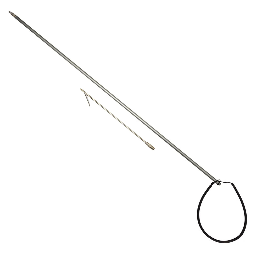 Heavy 1 Scuba Pole Spear Silver Prong Speartip Aluminum w/ Duty 6ft Choice