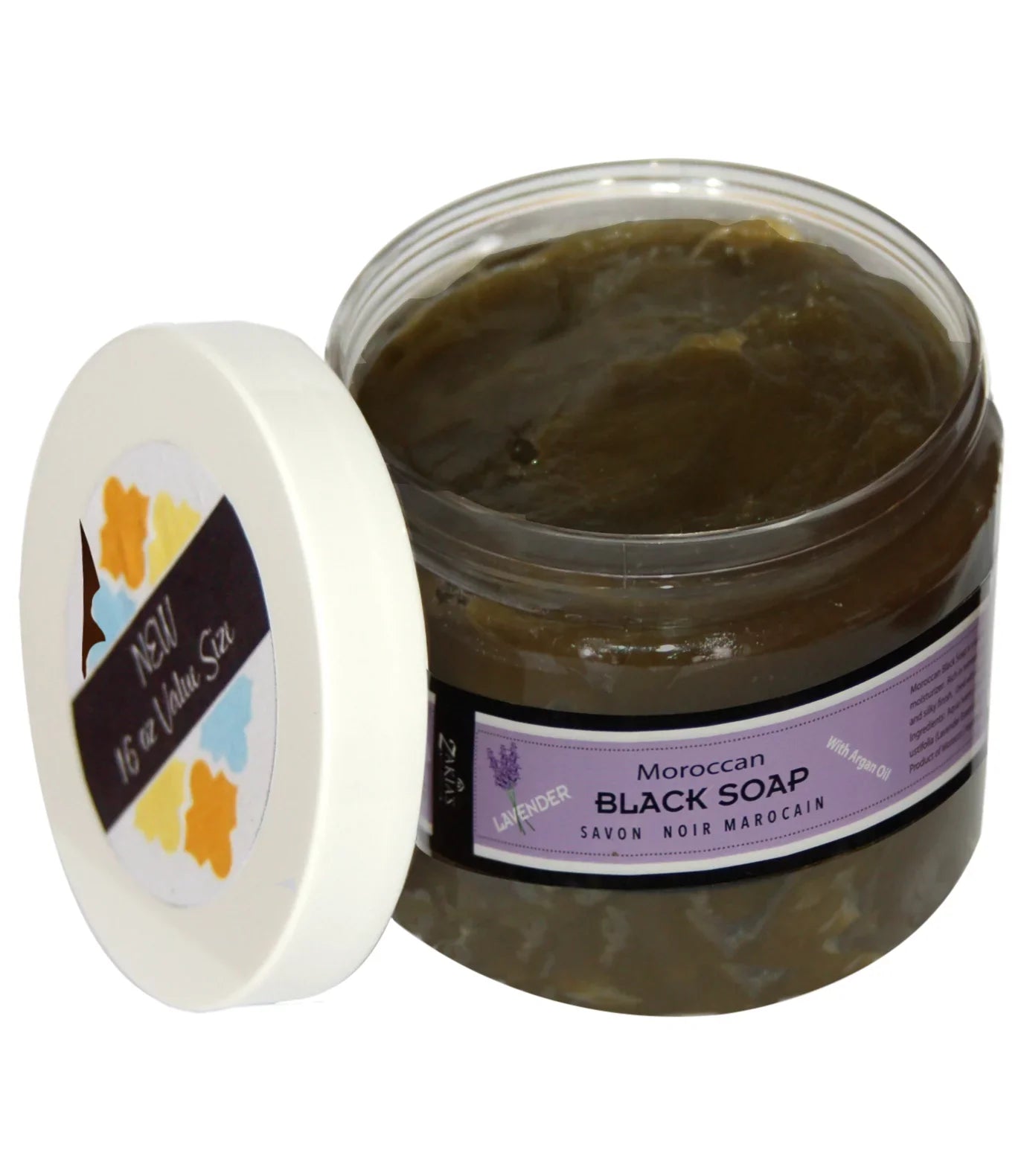 Lavender Moroccan Black Beldi oz Soap -16 -
