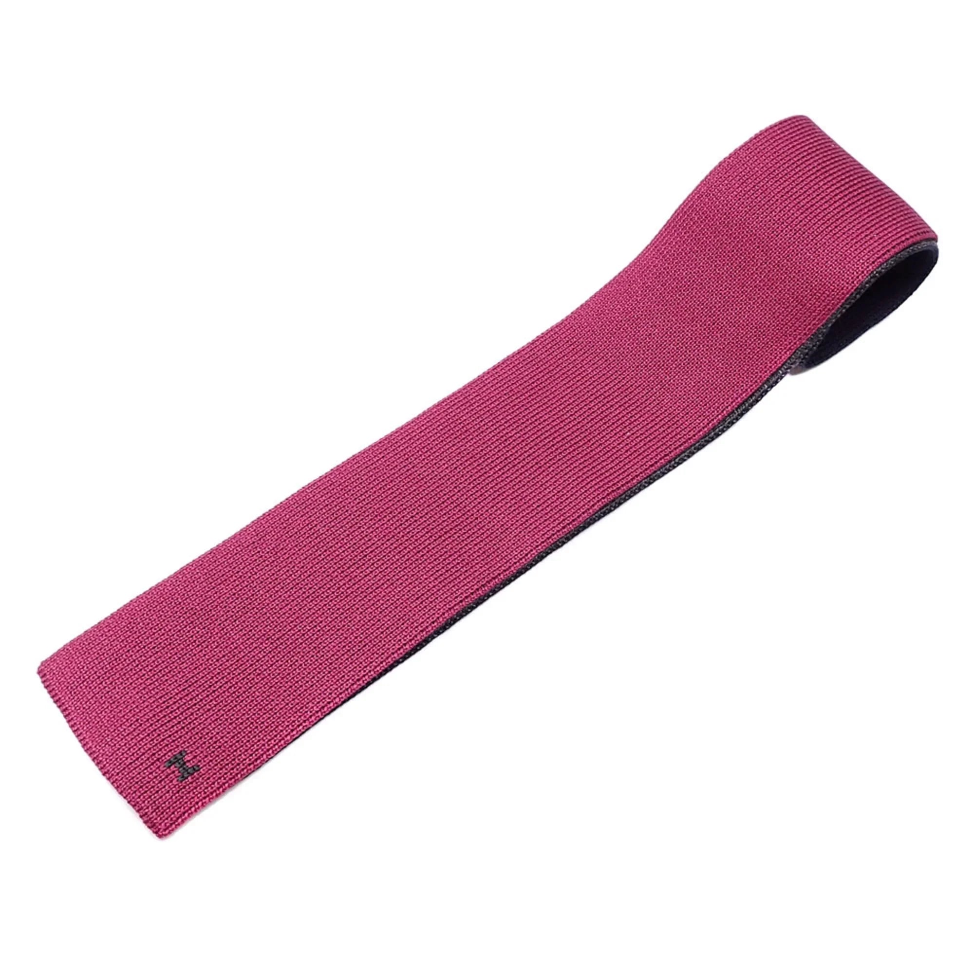 042017 Pink Square End Reversible (Good) Gray Necktie Navy Pre-Owned Men's Silk Hermes