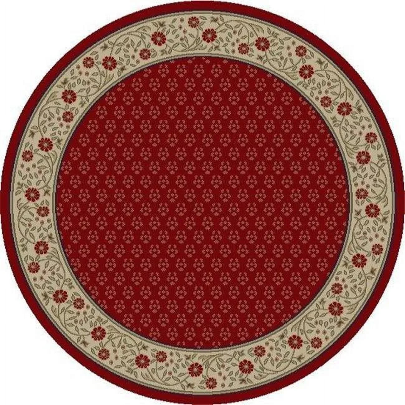 '- Harmony Round, 5 Red 3 ft. Global Jewel in. Concord