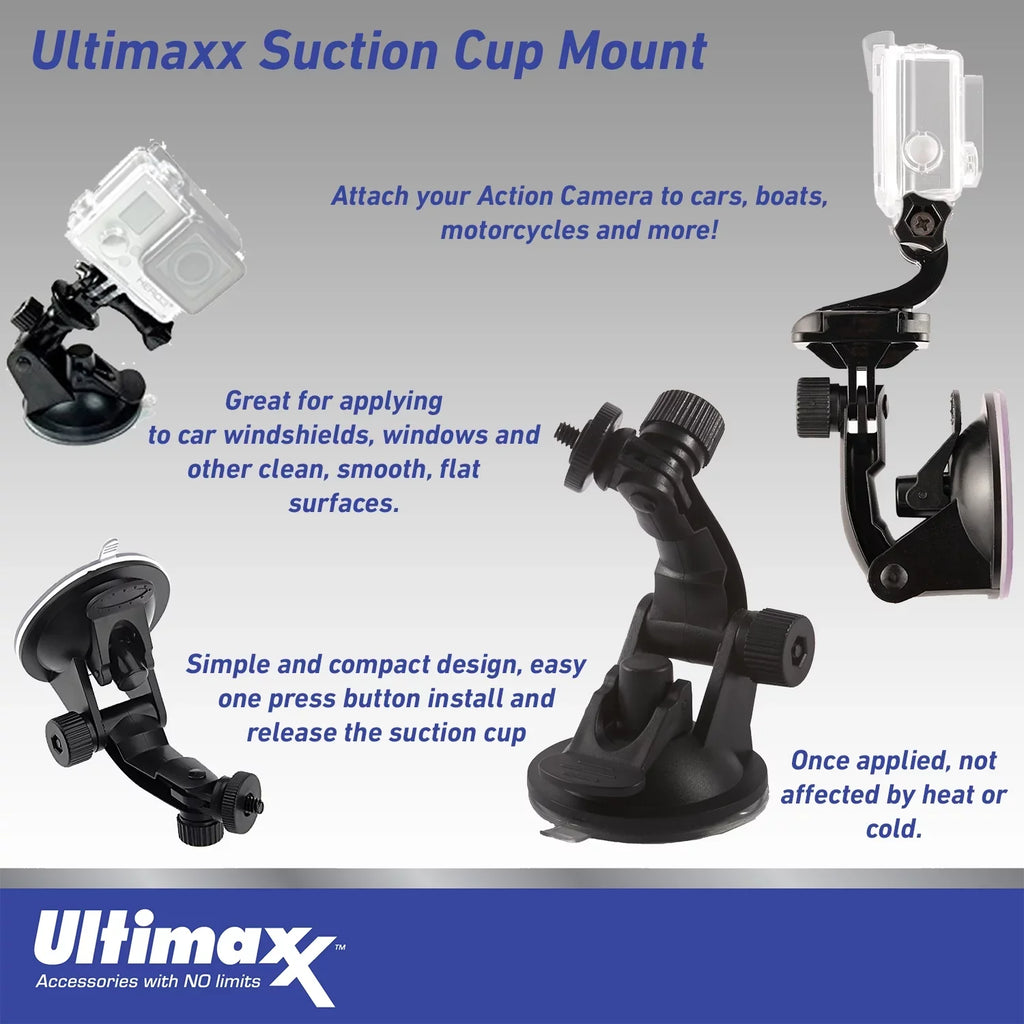 More Mini Ultimaxx Camera 3 Adapter Metal (25pc Action 1/4” Insta360 Bundle) GO Cam Advanced (64GB) Mounts, Dolly - Action & Bundle Includes: for Screw