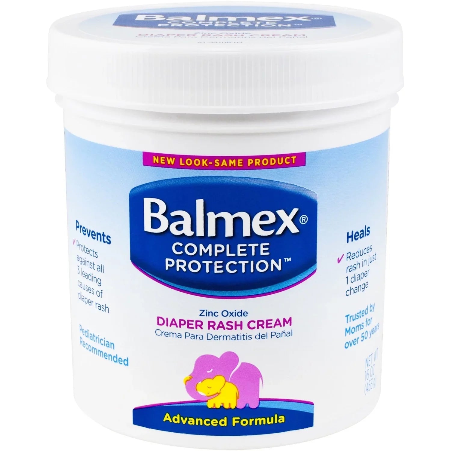 16oz Diaper Each Cream - 3 - Pack Jar Rash Balmex