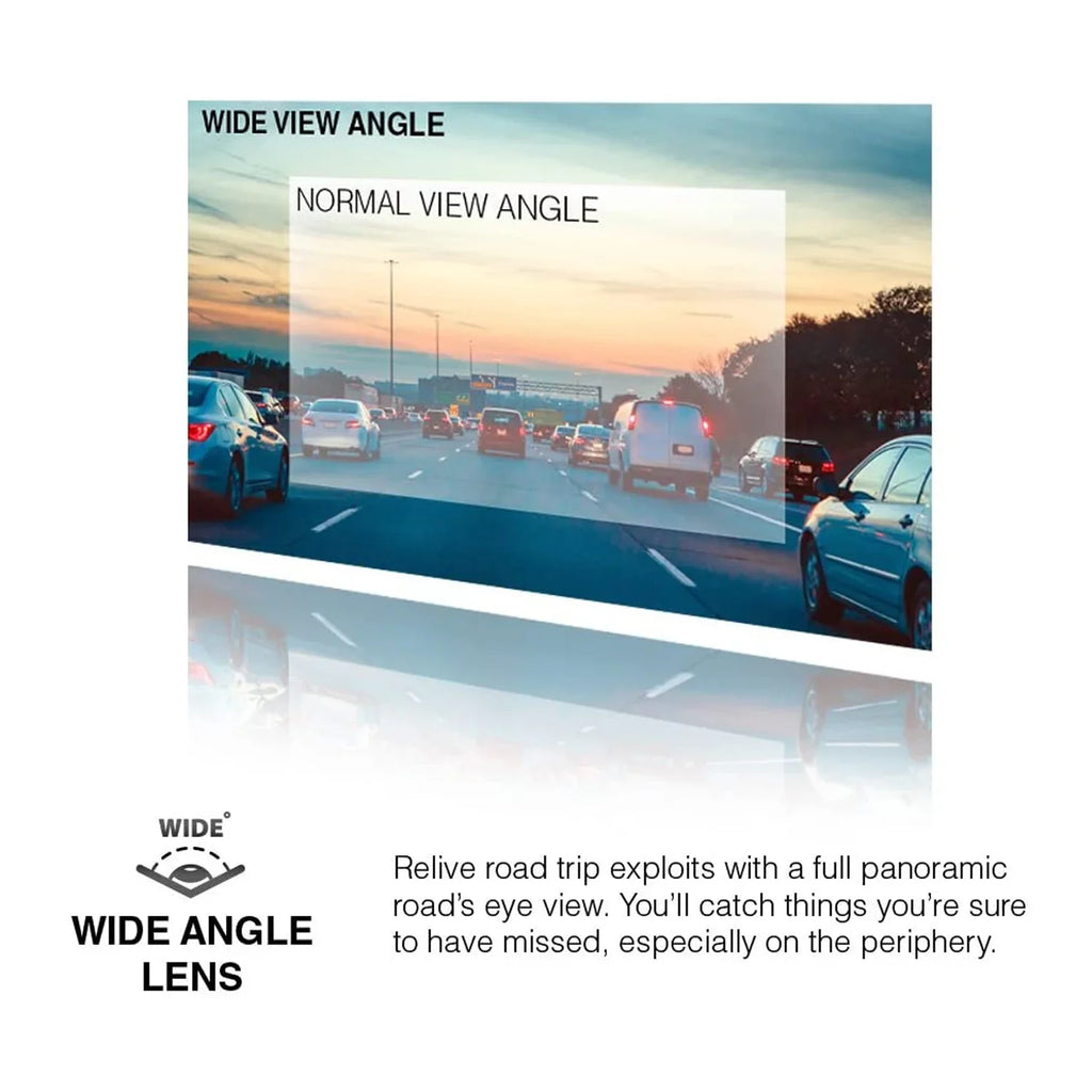 Mount Inch Full and HD Panoramic Recording, with Degree CL-6001 Rotation Rovi Screen Video Impact Definition High GPS, Wi-Fi, Recorder 1.5 Camera Detection 1080p Magnetic Car Wide 360 Dash Loop