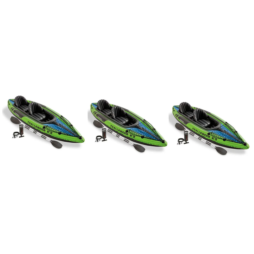 Pack) Challenger Oars Pump Sporty (3 K2 Inflatable + Intex And Kayak 2-Person