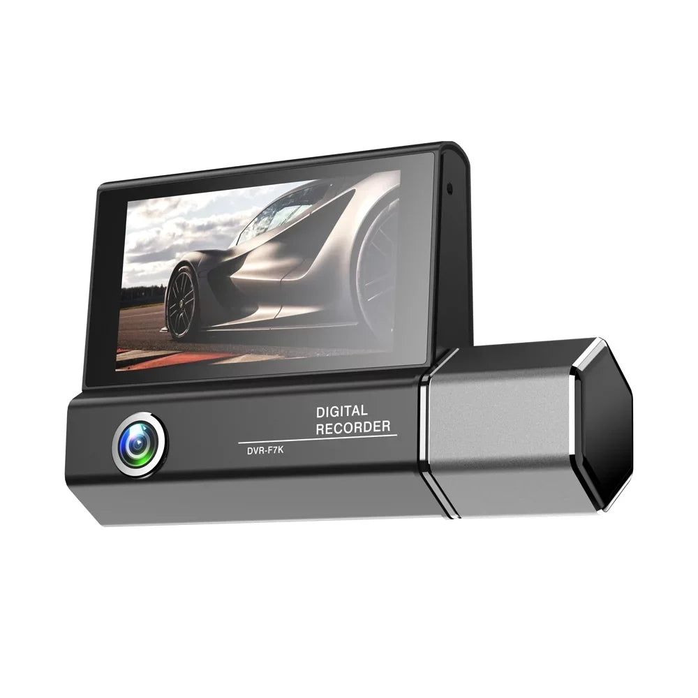 Cameras Cam Car Mirror 3 Clear Recorder Recorder Car Driving Camera Video 4in Rearview Safety Dash Recording Camcorder Auto Car Docooler