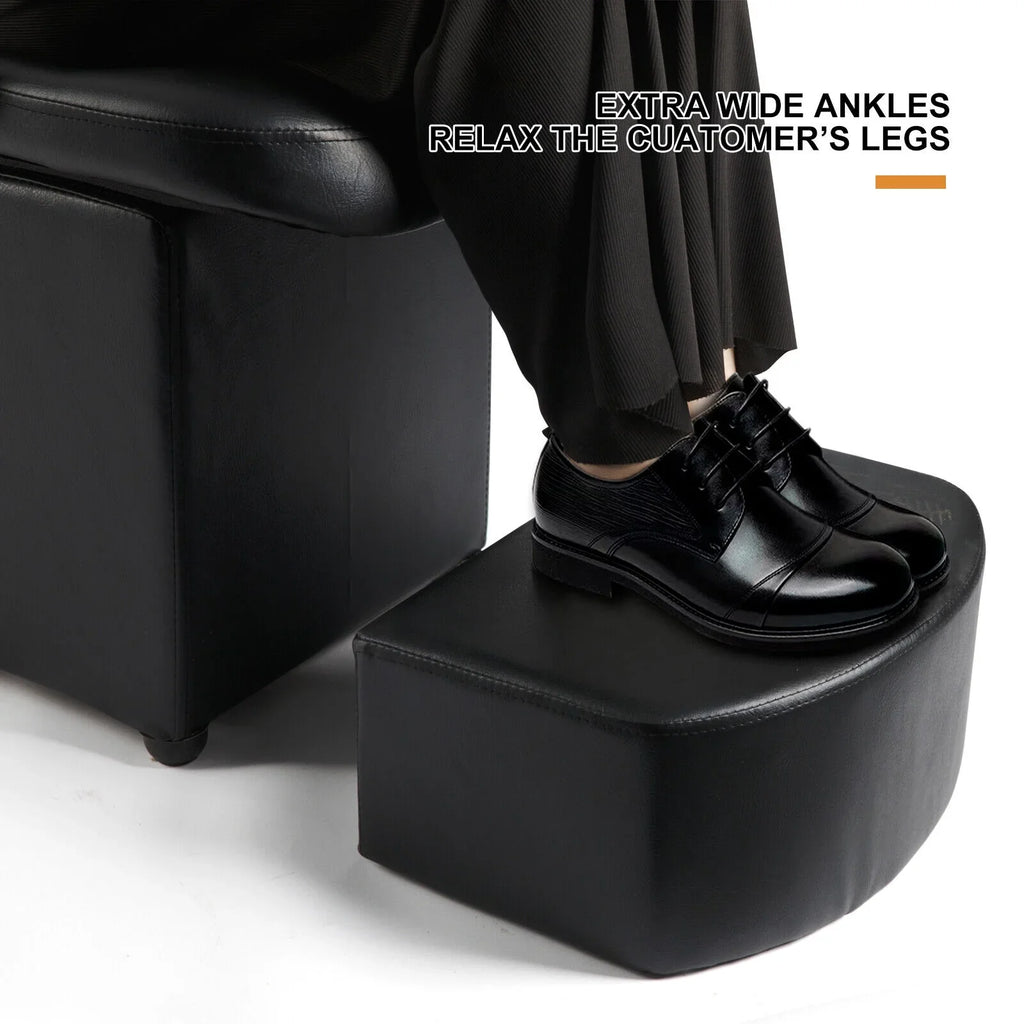 Spa hand Black w/Ceramic Pedal Bowl,Sink, Chair Foot Beauty Backwash Barber Artist Shampoo Salon