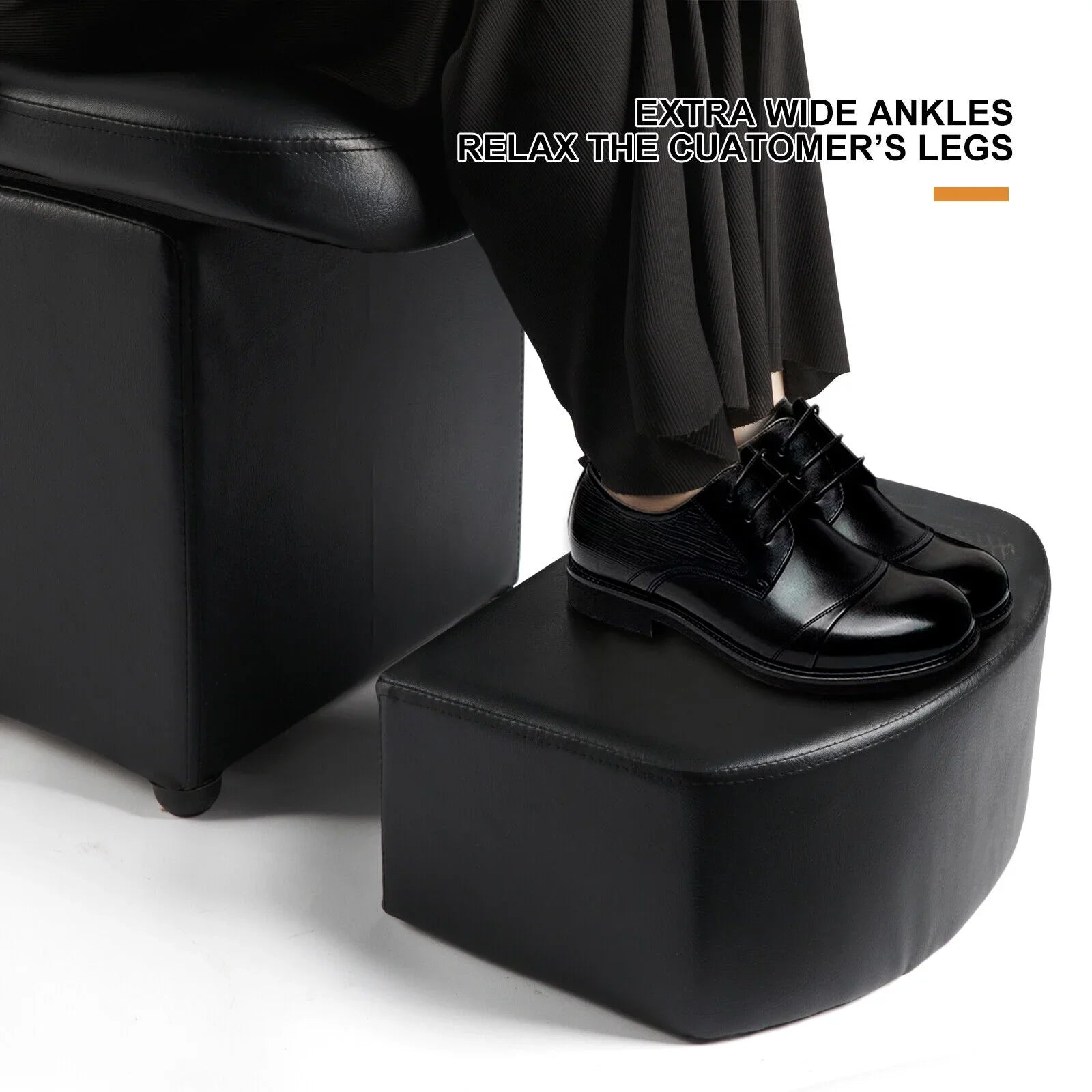 Spa hand Black w/Ceramic Pedal Bowl,Sink, Chair Foot Beauty Backwash Barber Artist Shampoo Salon