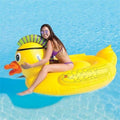 Yellow AHPF3019 Punk Duck Inflatable Airhead Float, Pool