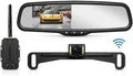 Interference, Upgrade Mirror Rear Camera Camera Car/Trucks, for Up AUTO-VOX OEM with View Backup Camera Night T1400 Monitor Vision Waterproof Look Back Wireless Super No