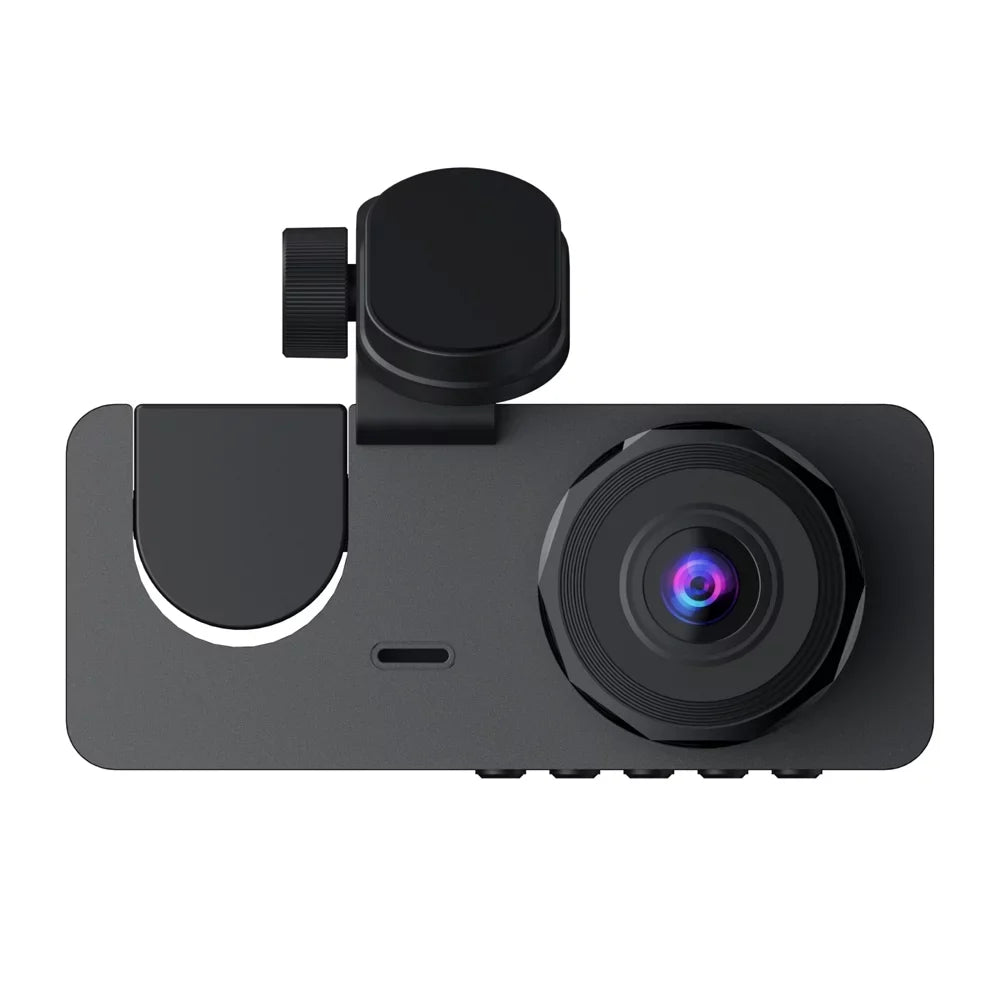 Rear One-Key Driving Shinysix Detection Inside Recorder 1080P Inch Loop & Camera 2 Dash Recording DVR Screen Lock Camera Front Motion & Support Night-Vision Dashcam