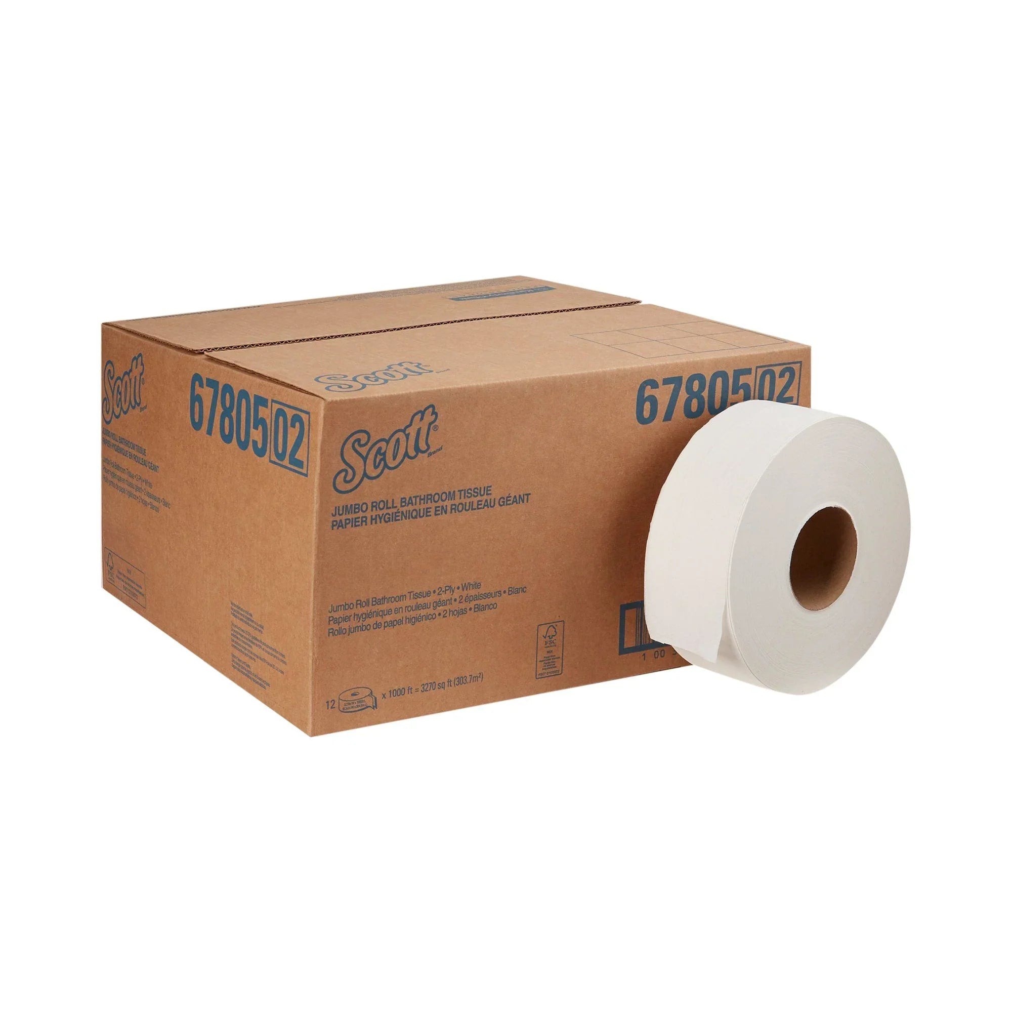 Toilet Scott Jumbo Paper Essential Roll (CS/12)