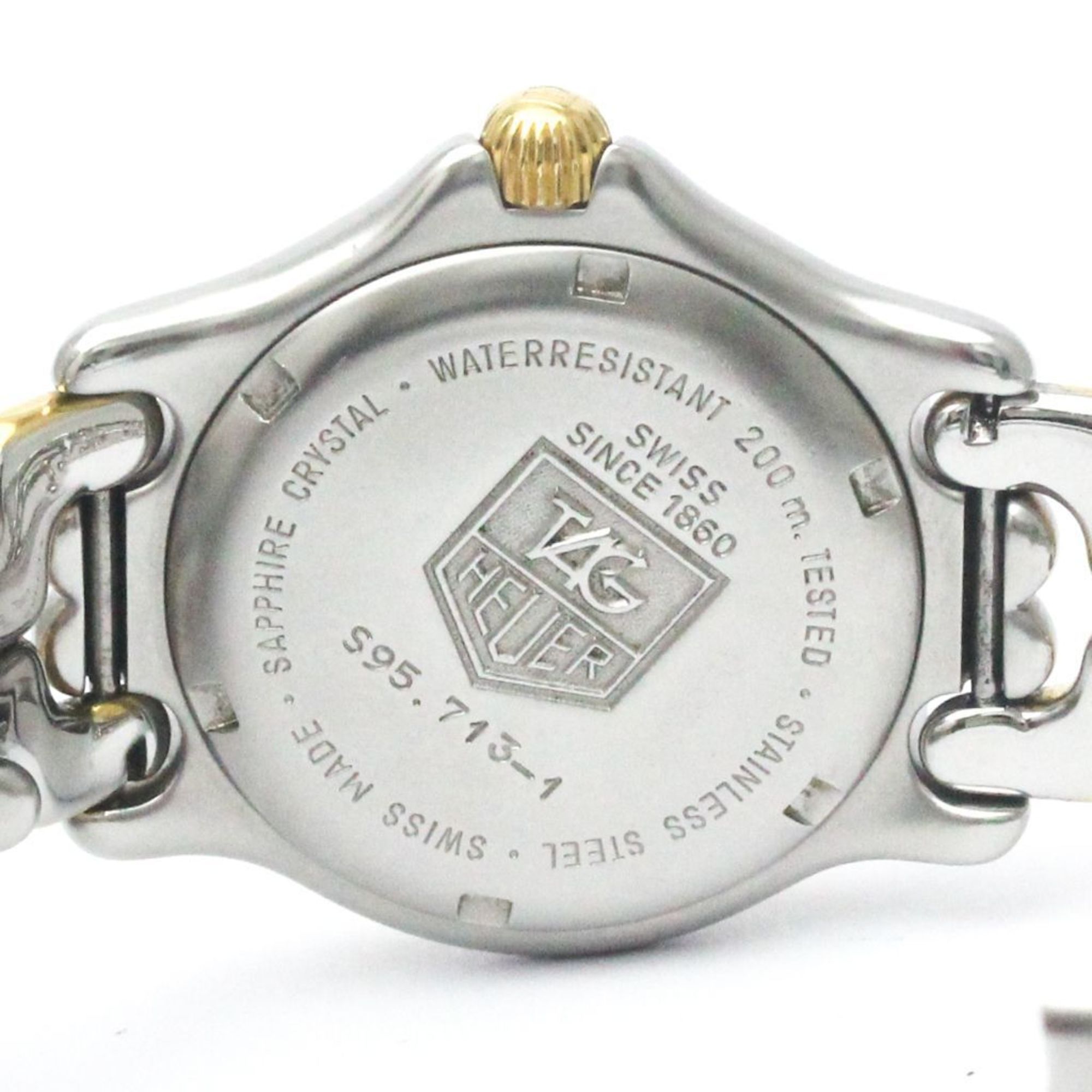 Mid Plated BF568511 Steel Watch TAG 200M Pre-Owned (Good) Polished HEUER Size Gold S95.713 Sel