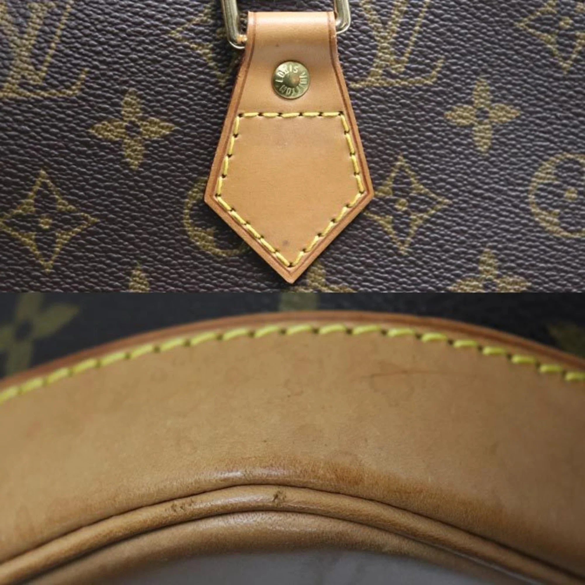 LOUIS Women's Monogram (Good) M51130 Pre-Owned BA0030 Alma Brown VUITTON Handbag
