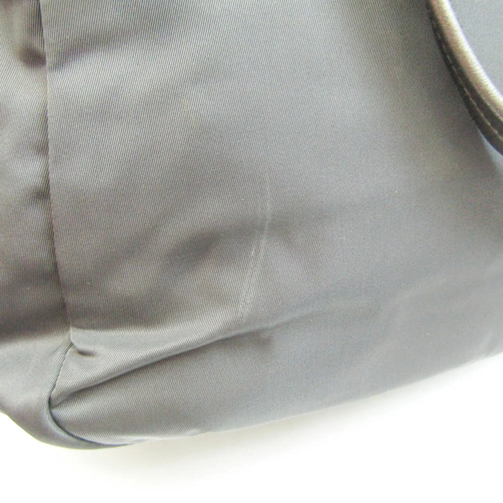 Tessuto,Leather Bag Pre-Owned Women's Prada Tote Bronze,Gray (Good) BR4007
